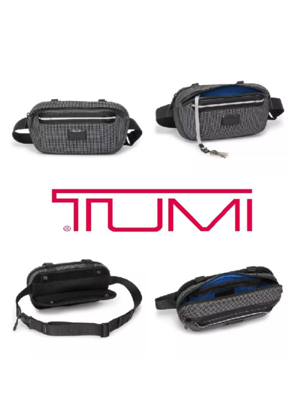 New TUMI Peyton Travel Bike Sling Bag Unisex